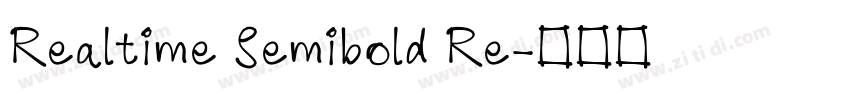 Realtime Semibold Re字体转换
